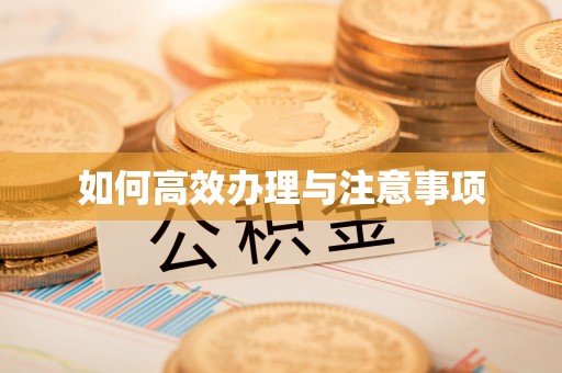 交城如何高效办理与注意事项
