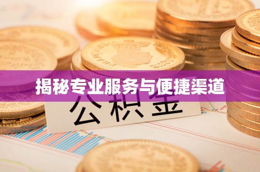 交城揭秘专业服务与便捷渠道