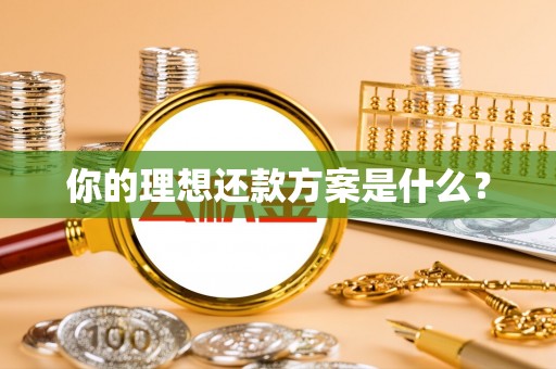 交城你的理想还款方案是什么？