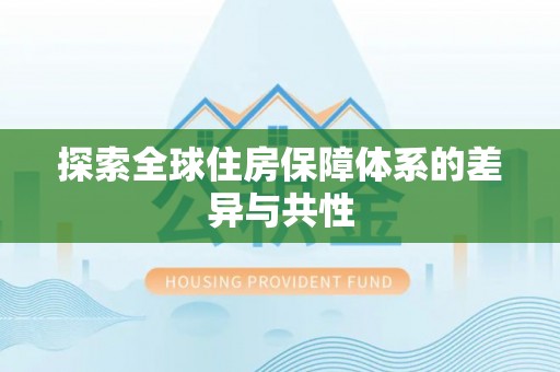 交城探索全球住房保障体系的差异与共性