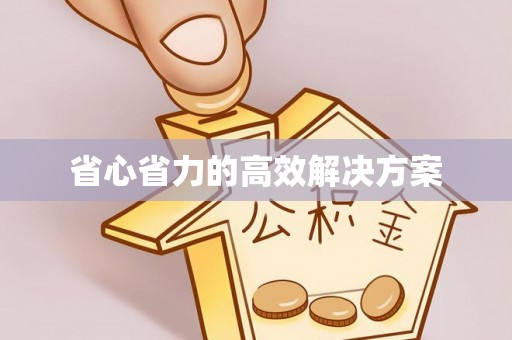 交城省心省力的高效解决方案